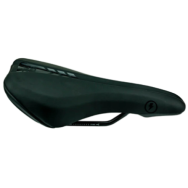 SADDLE - BLACK/BLACK CHEVRON