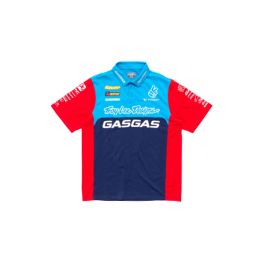 TLD GASGAS TEAM PIT SHIRT NAVY/RED